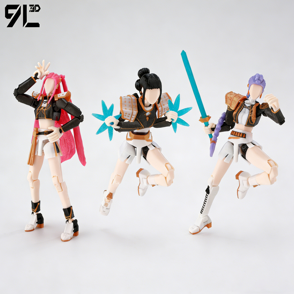 3D Printing Joint - 9L3D Printe Games Series Lucky13 Dummy13