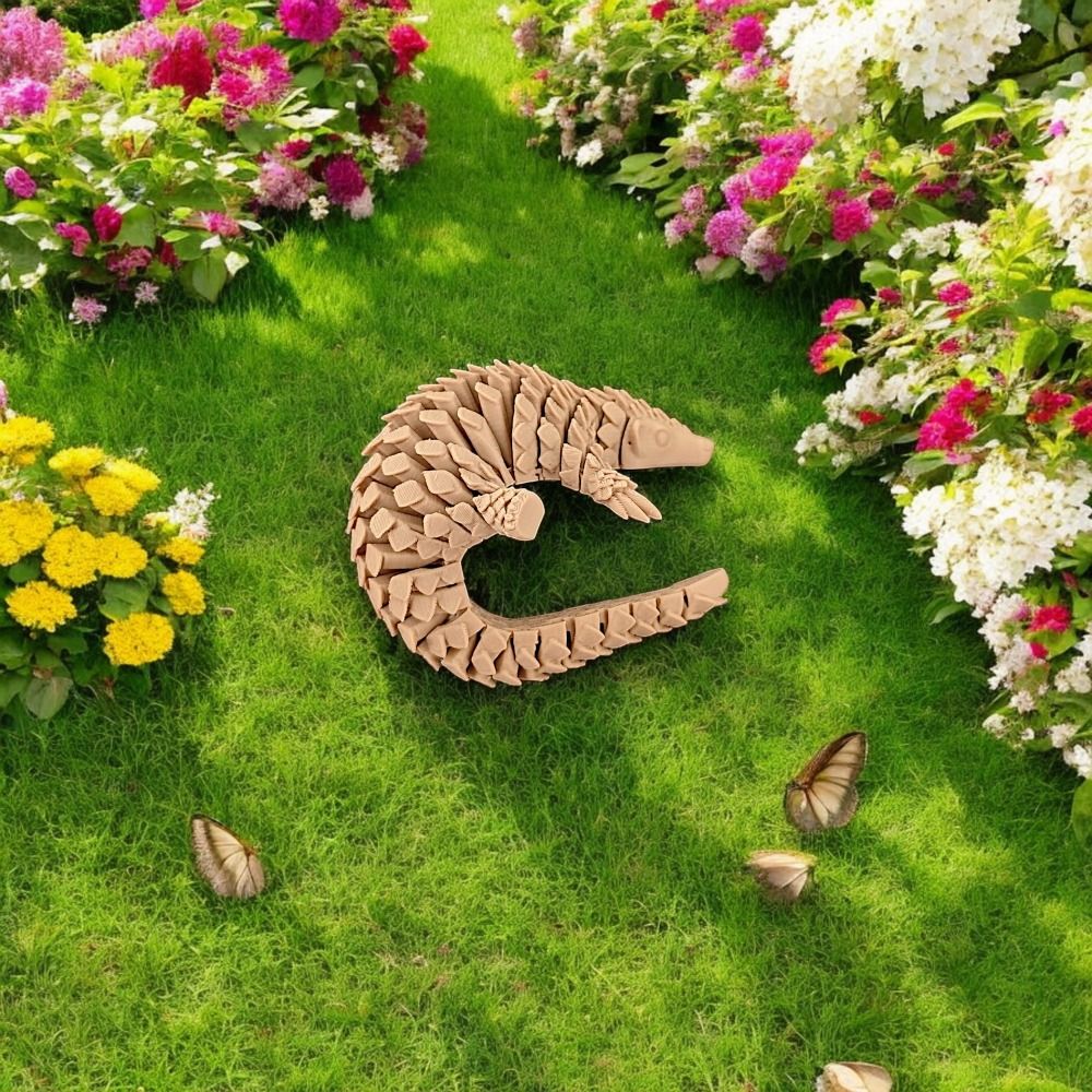 3D Printing Joint - Movable Joints 3D Printed Pangolin Cartoon