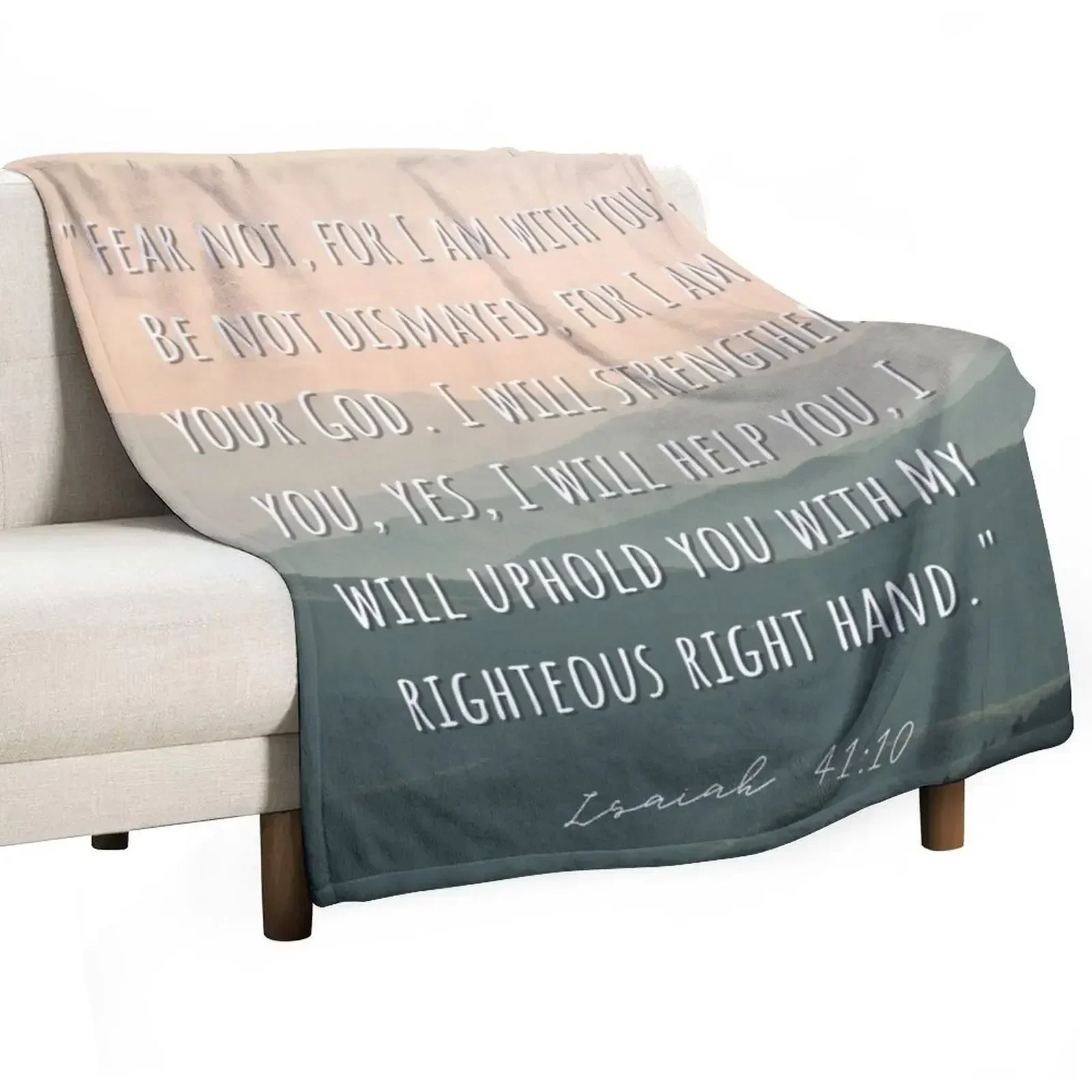 3D Printing Verse - Christian Bible Verse Throw Blanket Warm