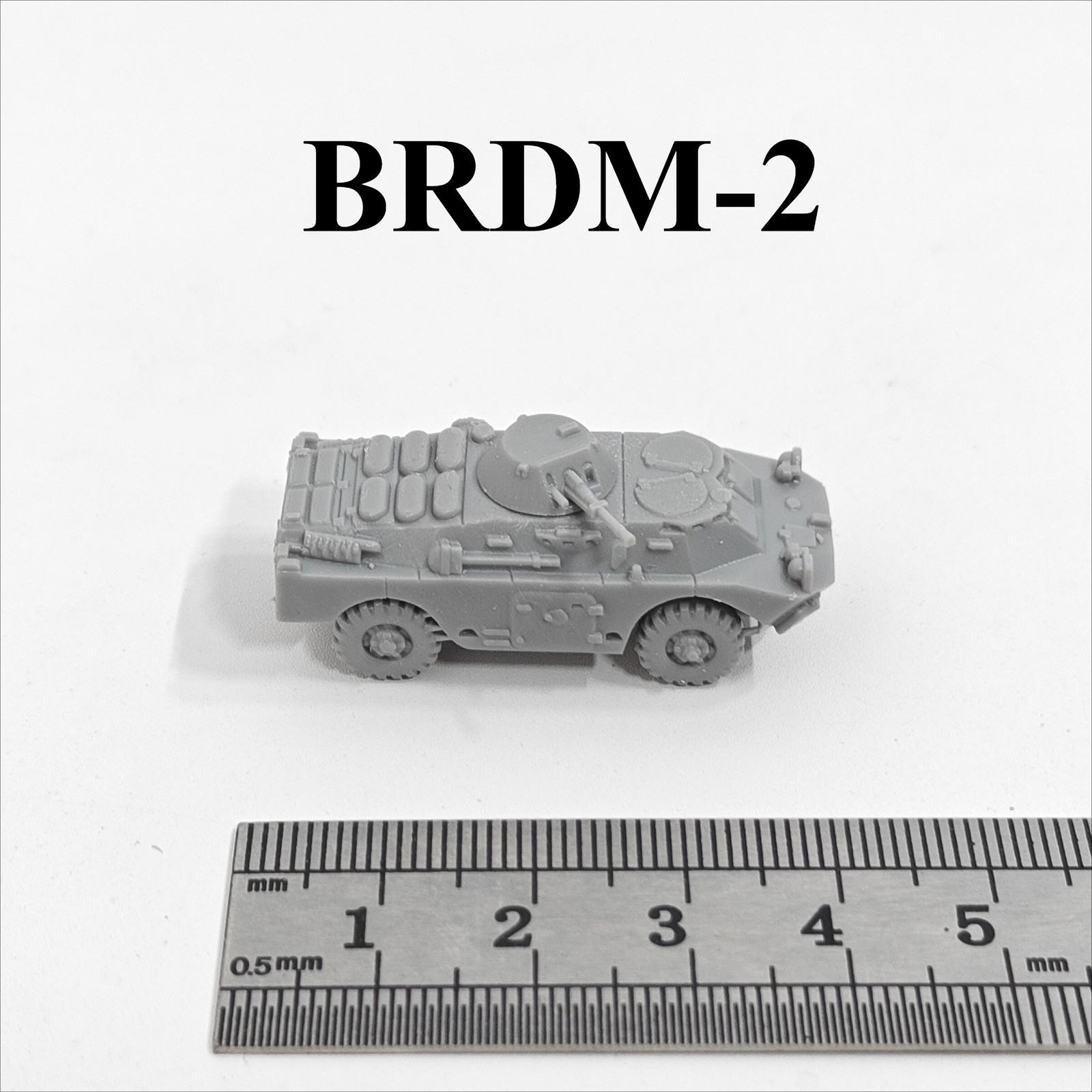 3D Printing And Additive Manufacturing - Soviet BRDM-2 Armored Vehicle,3D Printed,1/144 Scale