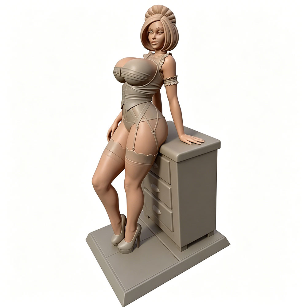 3D Printing And Additive Manufacturing - 75mm --175mm Sexy Girl Resin Model