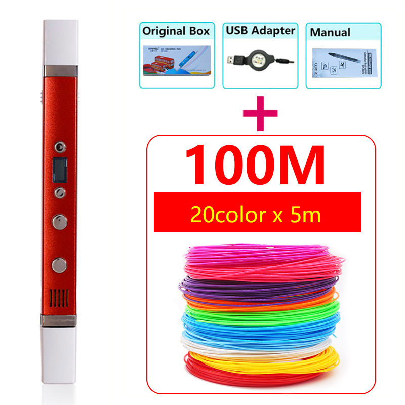 3D Printing Abs - myriwell 3d pen RP100C +PLA 1.75mm