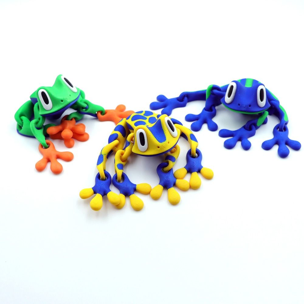 3D Printing Joint - Movable Joints 3D Printed Frog Model