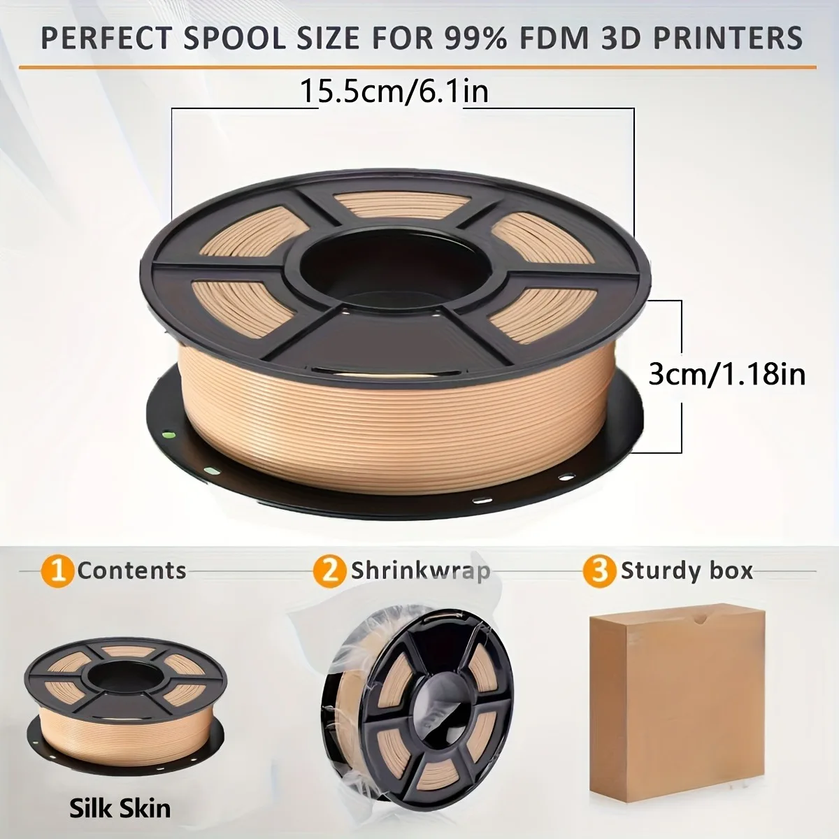 Skin Color PLA Filament 1.75Mm - đánh giá và giá 3D Printing Fdm