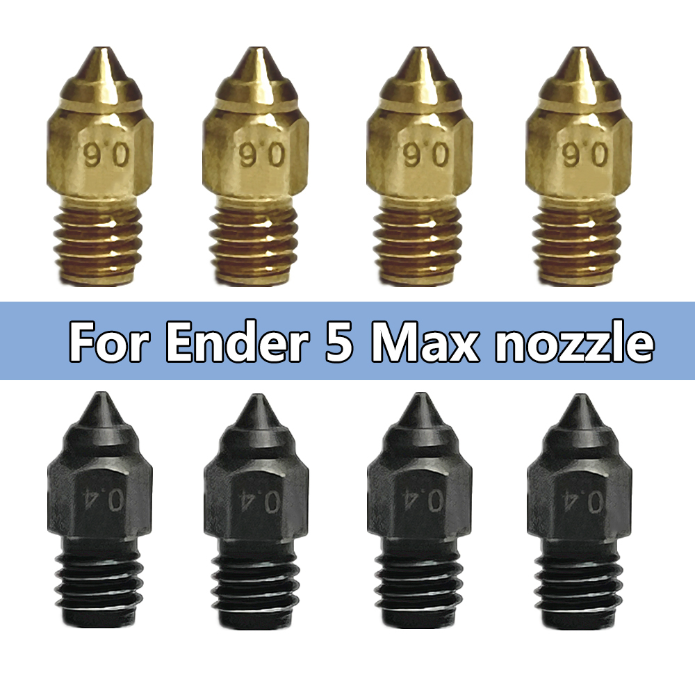 3Pcs Nozzles For Ender 5 Max B - đánh giá và giá Nozzle 0.4Mm Hardened