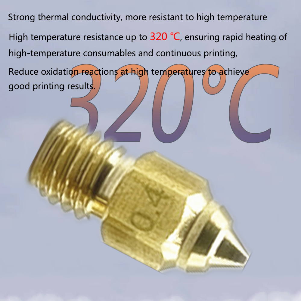3Pcs Nozzles For Ender 5 Max B - đánh giá và giá Nozzle 0.4Mm Hardened