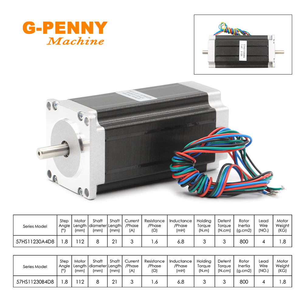 NEMA23 57x112mm 3Nm Stepper Mo - đánh giá và giá 3D Printing Maker