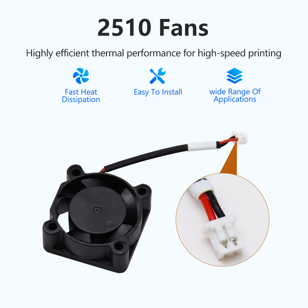 Ball Bearing 2510 Fan for Ende - đánh giá và giá 3D Printer Hotend Kit