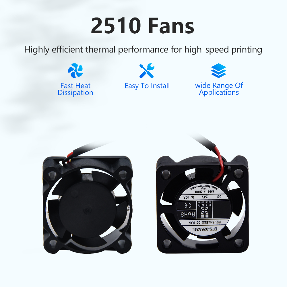 Ball Bearing 2510 Fan for Ende - đánh giá và giá 3D Printer Hotend Kit