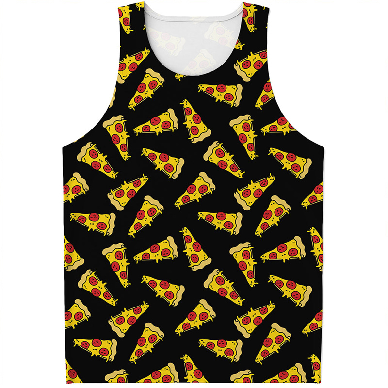 Cute Pepperoni Pizza Tank Top  - đánh giá và giá 3D Printing In Food