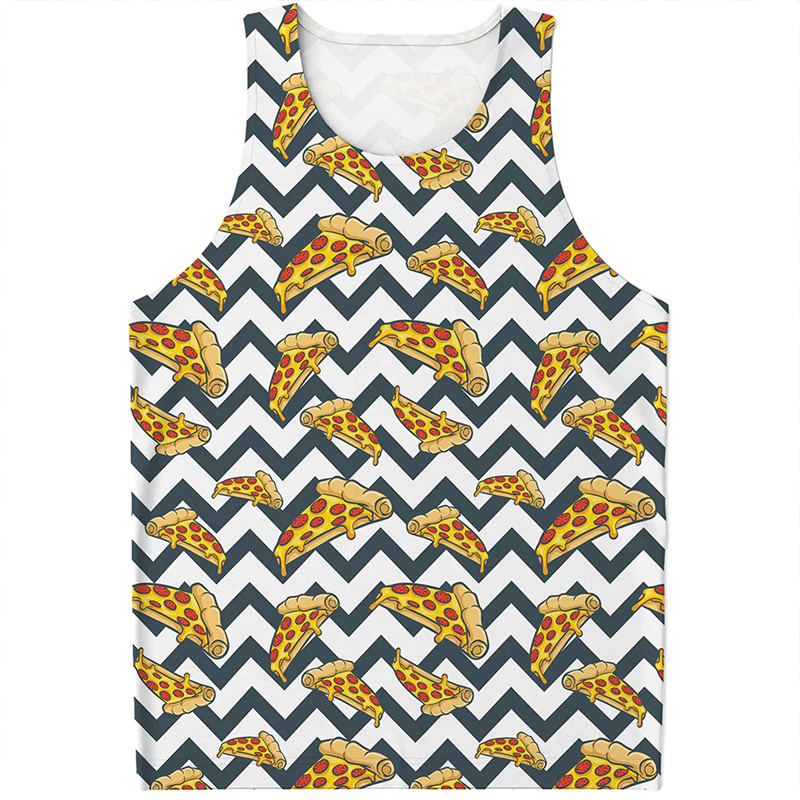Cute Pepperoni Pizza Tank Top  - đánh giá và giá 3D Printing In Food