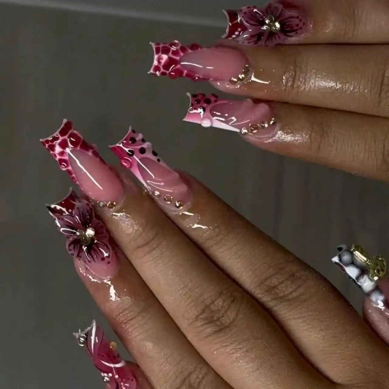 24pcs Pink Leopard Print Press - đánh giá và giá 3D Printing Abs