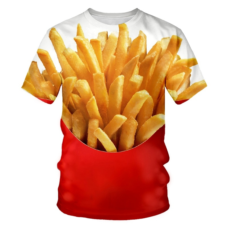 Creative Food Pattern T Shirts - đánh giá và giá 3D Printing In Food