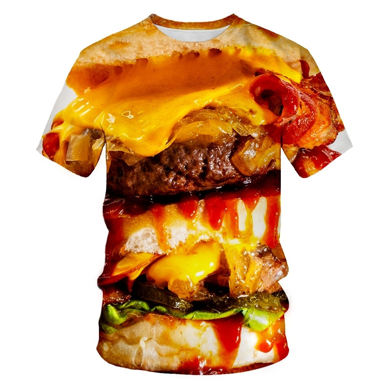 Creative Food Pattern T Shirts - đánh giá và giá 3D Printing In Food
