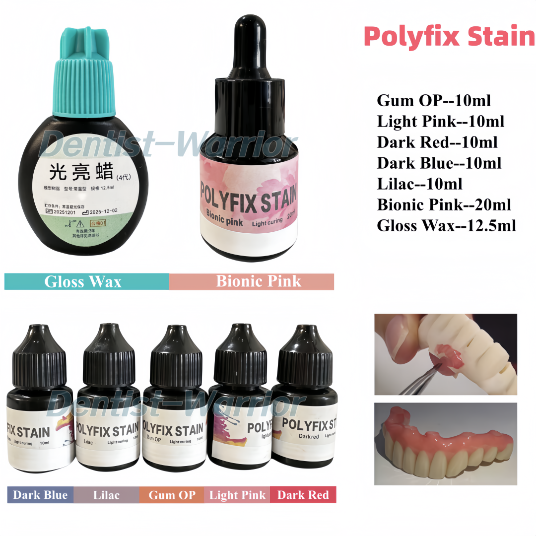 Dental Polyfix Stain Gum Light - đánh giá và giá 3D Printing Resin