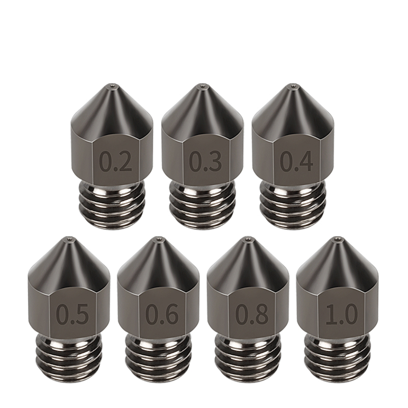 Super Hardened Steel Nozzle MK - đánh giá và giá 3D Printer Hotend Kit