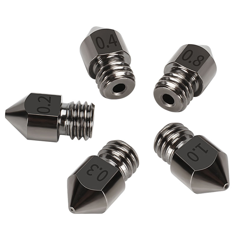Super Hardened Steel Nozzle MK - đánh giá và giá 3D Printer Hotend Kit