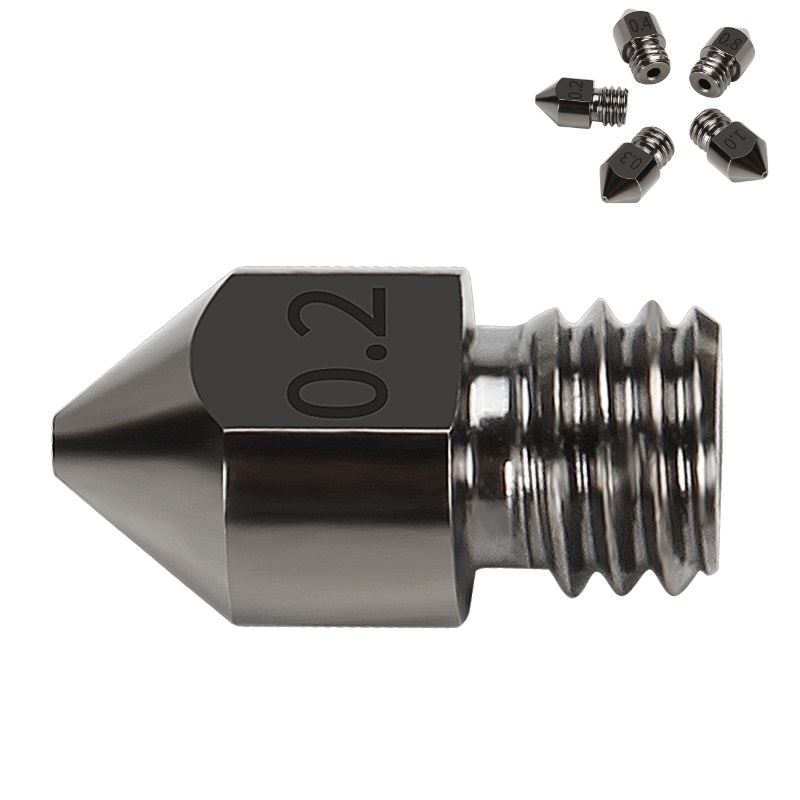 Super Hardened Steel Nozzle MK - đánh giá và giá 3D Printer Hotend Kit