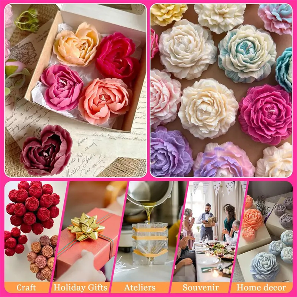 5PCS Floral Silicone Mold Set  - đánh giá và giá 3D Printing Concrete