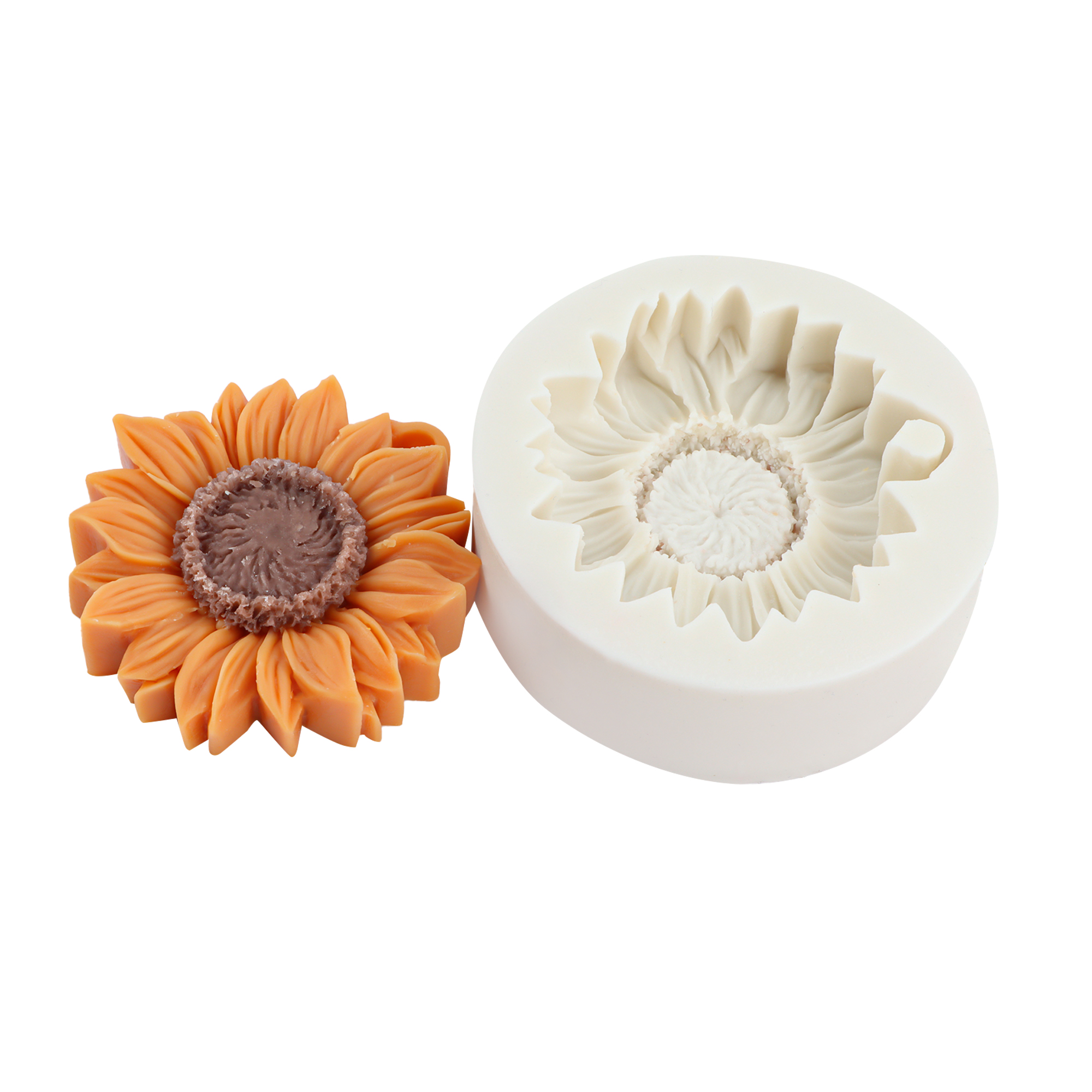 3D Sunflower Candle Mold Silic - đánh giá và giá 3D Printing Concrete