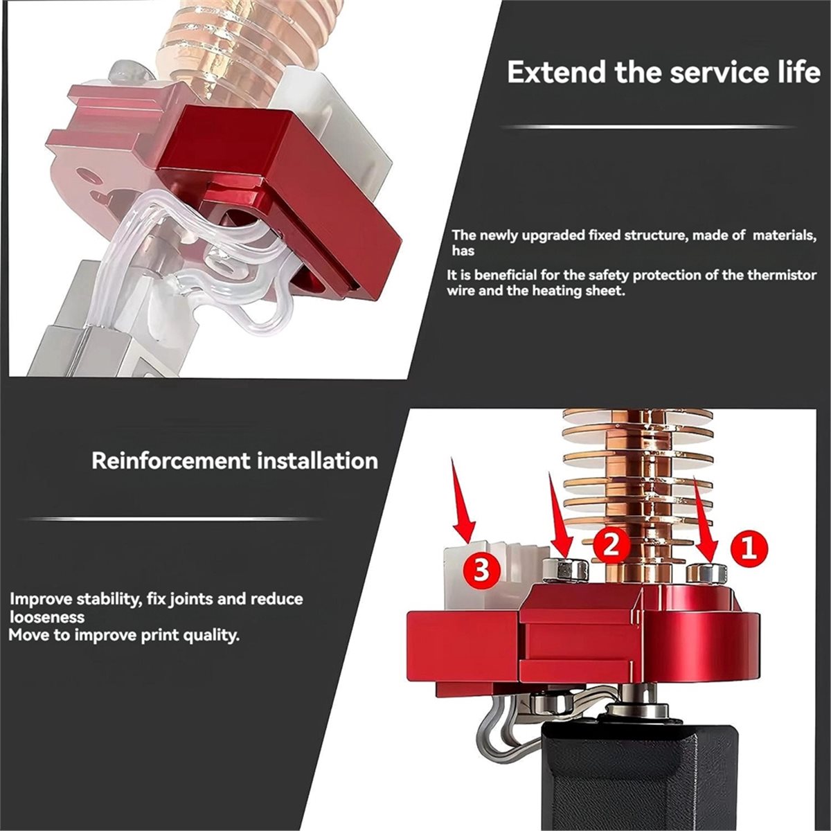 KSOL AD5M Hotend 0.4mm for Adv - đánh giá và giá Nozzle 0.4Mm Hardened