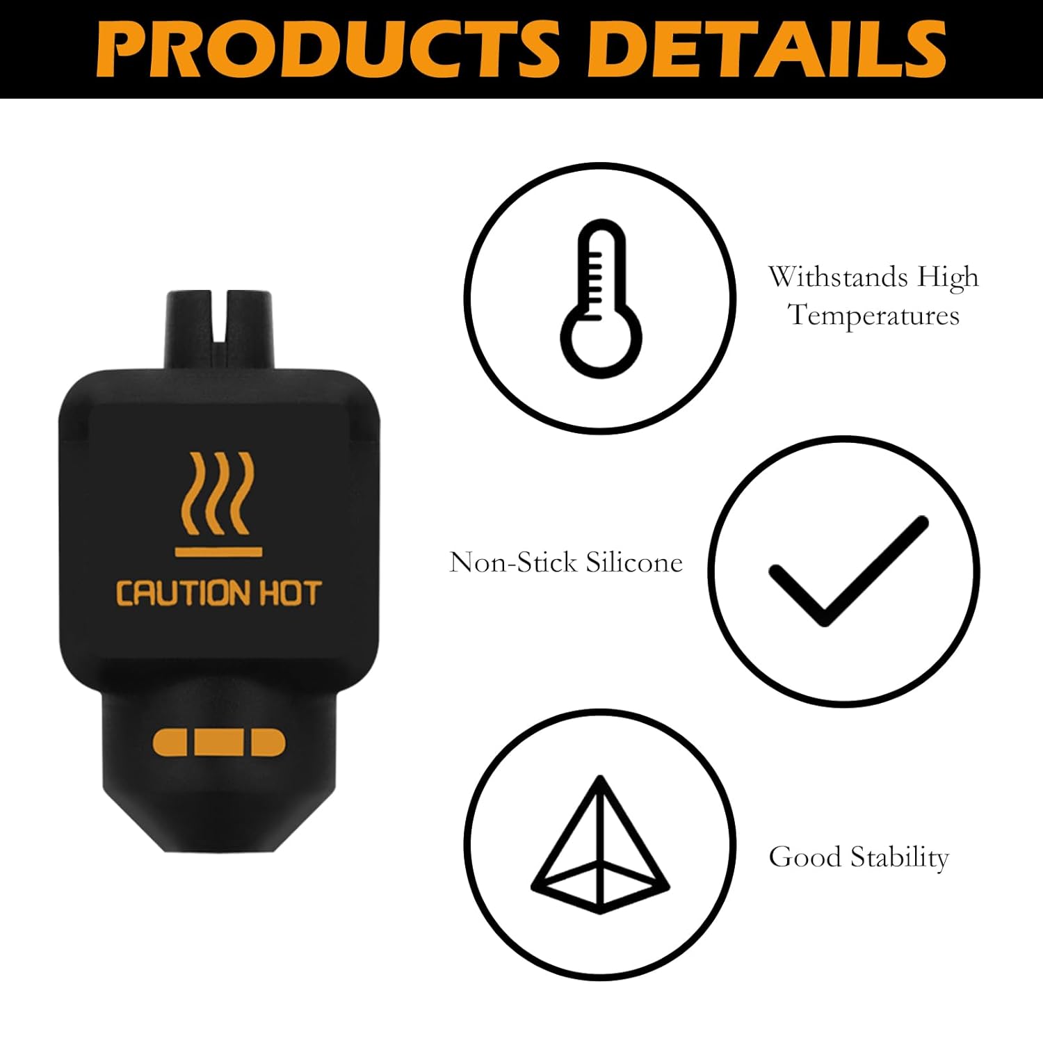 10Pcs Black Silicone Sock for  - đánh giá và giá 3D Printer Hotend Kit