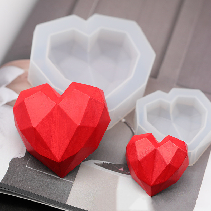 1Pcs 3D Love Heart Design Sili - đánh giá và giá 3D Printing Concrete