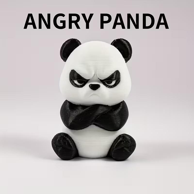 1pc 3D Printed Angry Panda Fig - đánh giá và giá 3D Printing And Additive Manufacturing