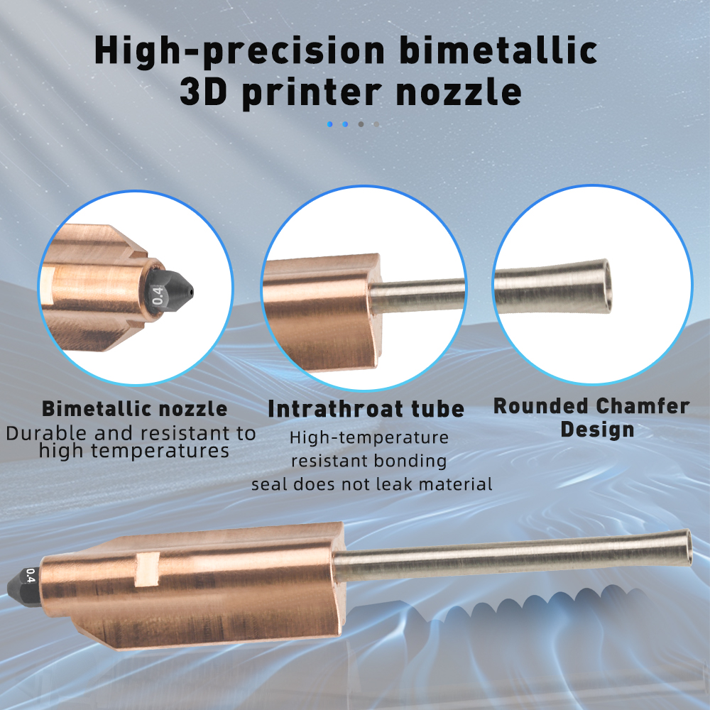 For Flashforge AD5X Bimetallic - đánh giá và giá Nozzle 0.4Mm Hardened