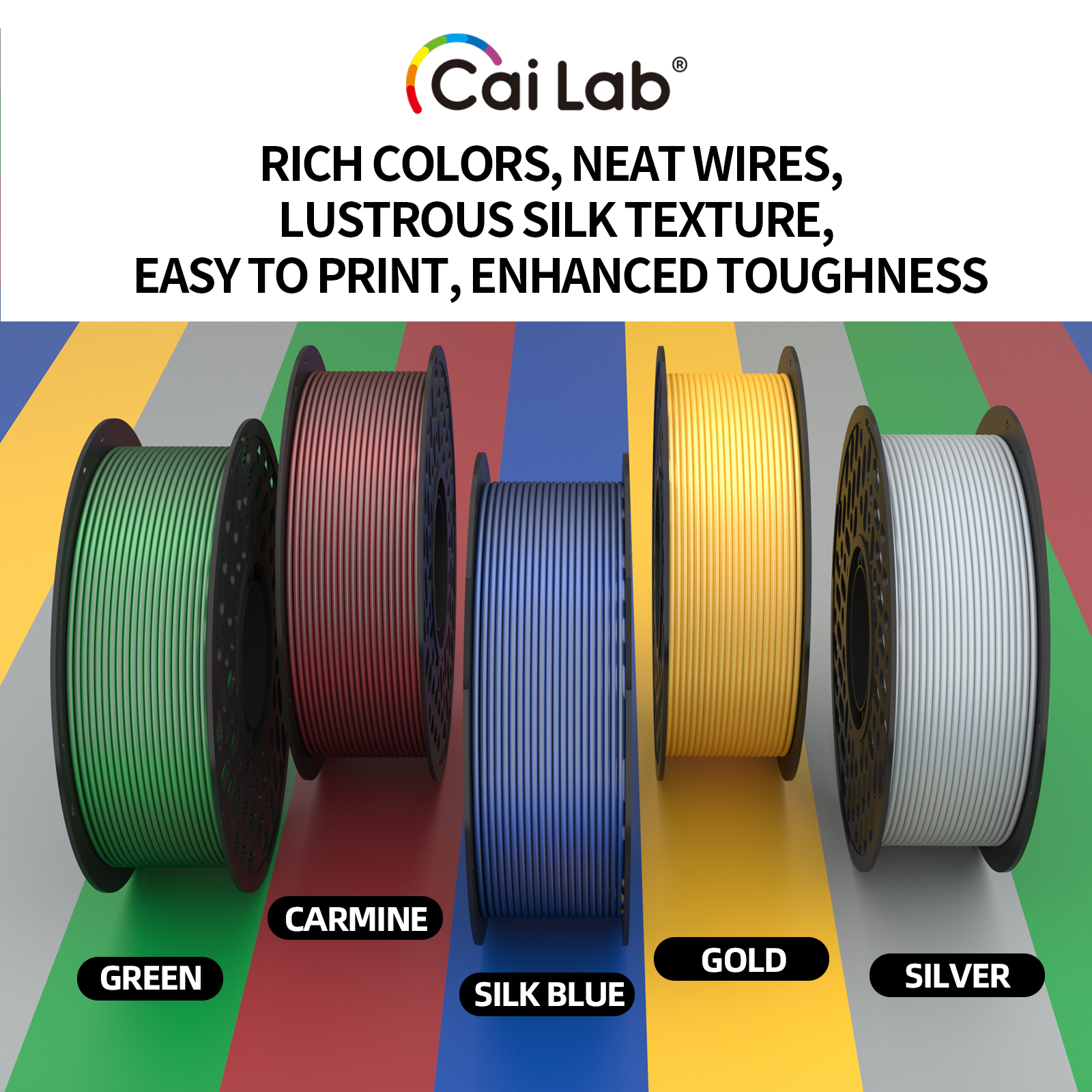 CaiLab 1KG Silk PLA 3D Printer - đánh giá và giá 3D Printing Fdm
