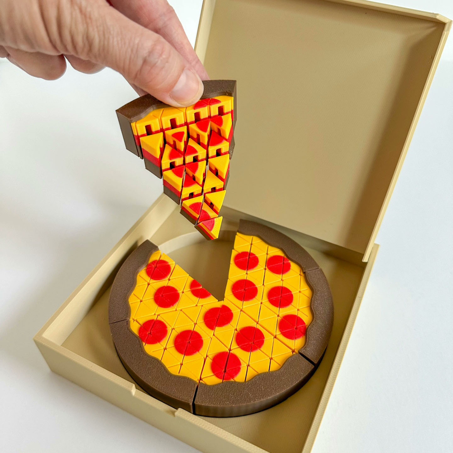 3D Printed Mini Pizza sculptur - đánh giá và giá 3D Printing In Food