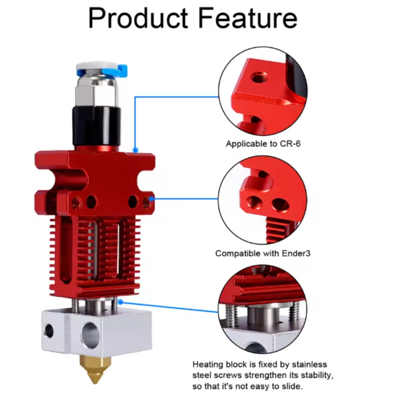 Creality CR-6 SE Hotend Kit, A - đánh giá và giá 3D Printer Hotend Kit