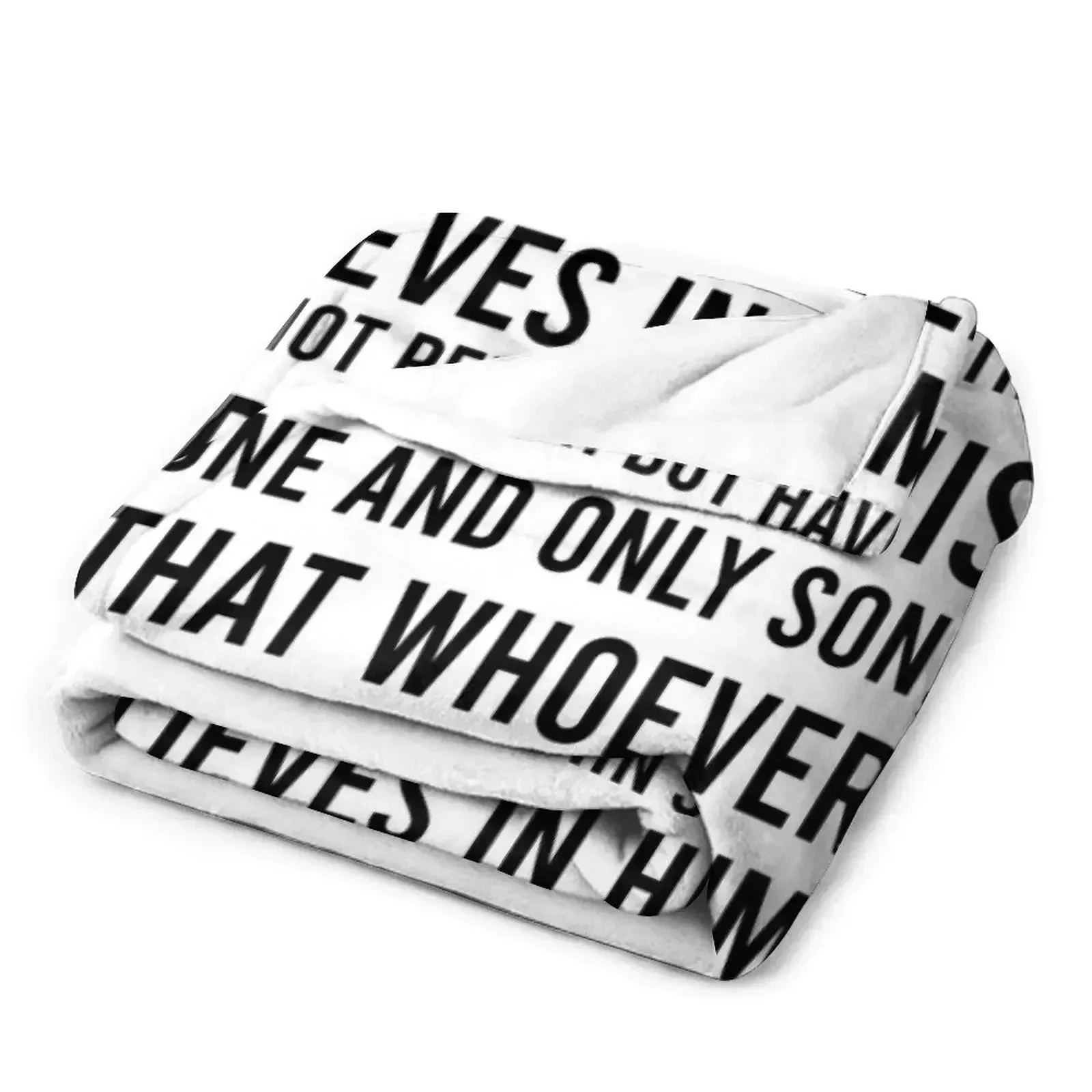 John 3:16 Bible Verse Throw Bl - đánh giá và giá 3D Printing Verse
