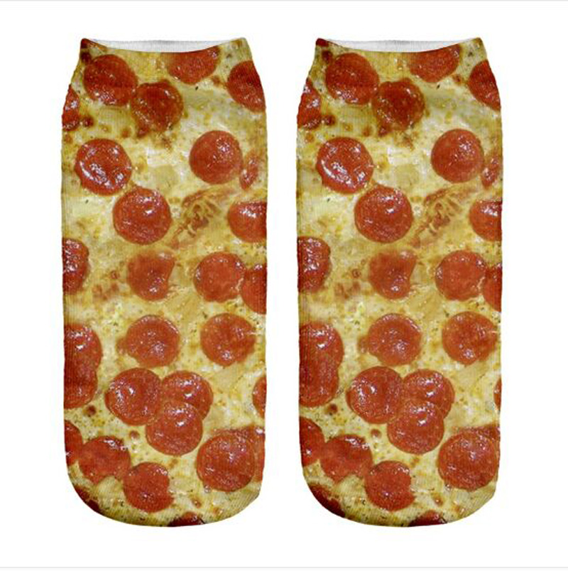 Women 3D Print Funny Pizza Soc - đánh giá và giá 3D Printing In Food