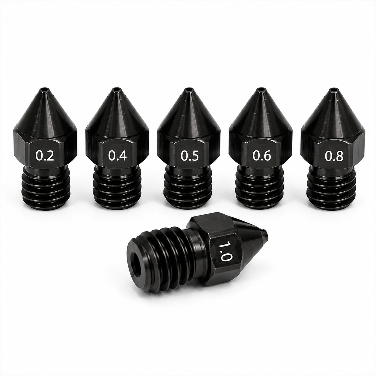 Super Hardened Steel Nozzle MK - đánh giá và giá 3D Printer Hotend Kit