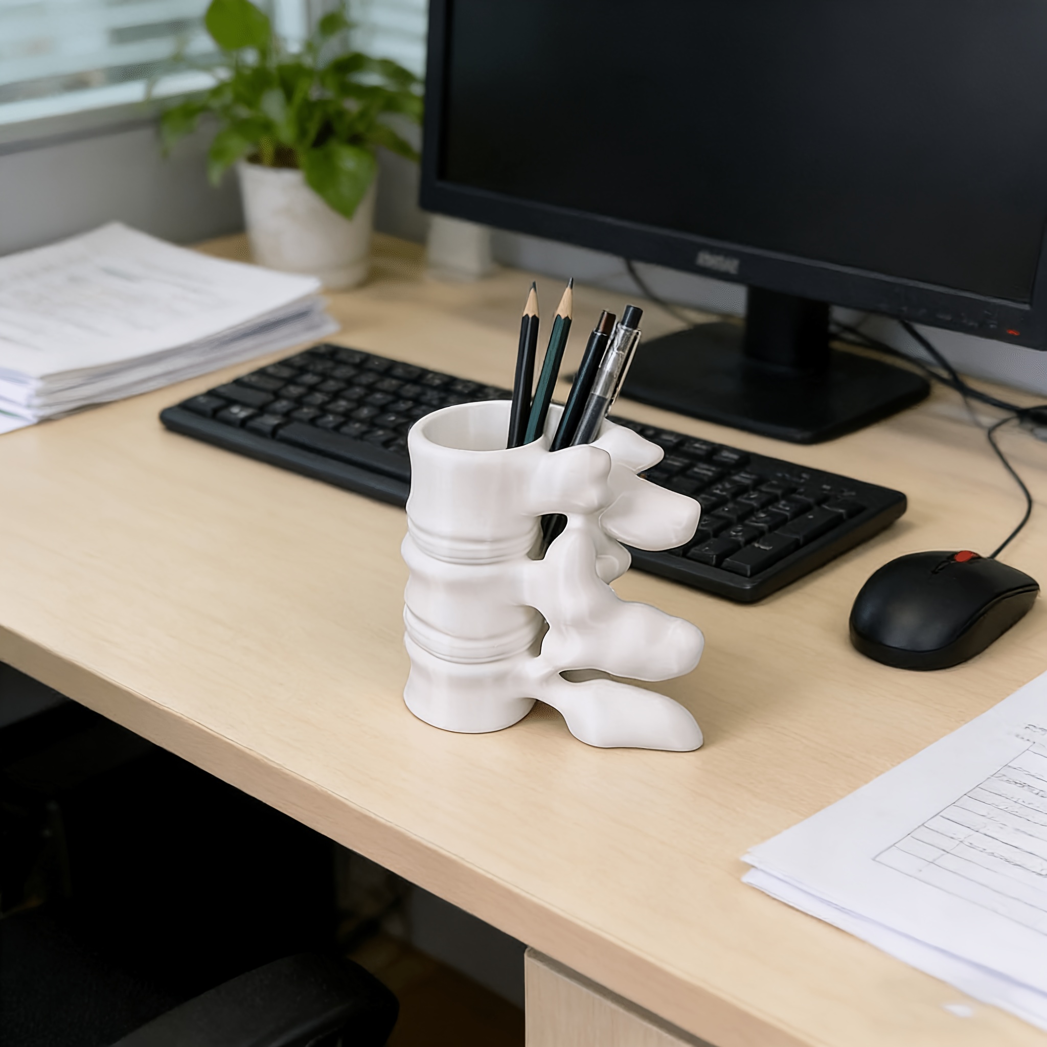 1-Piece Spine-Shaped Pen Holde - đánh giá và giá 3D Printing Orthopedics