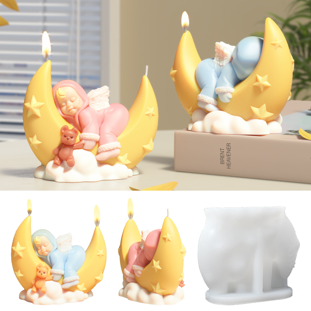 LZ085 3D Cute Moon Angel Candl - đánh giá và giá 3D Printing Concrete