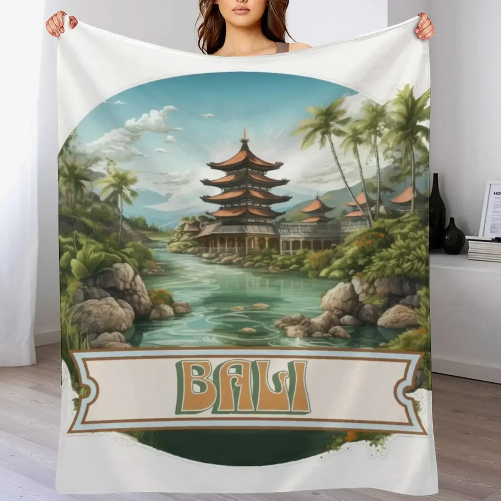 Bali Indonesia Throw Blanket C - đánh giá và giá 3D Printing Bali