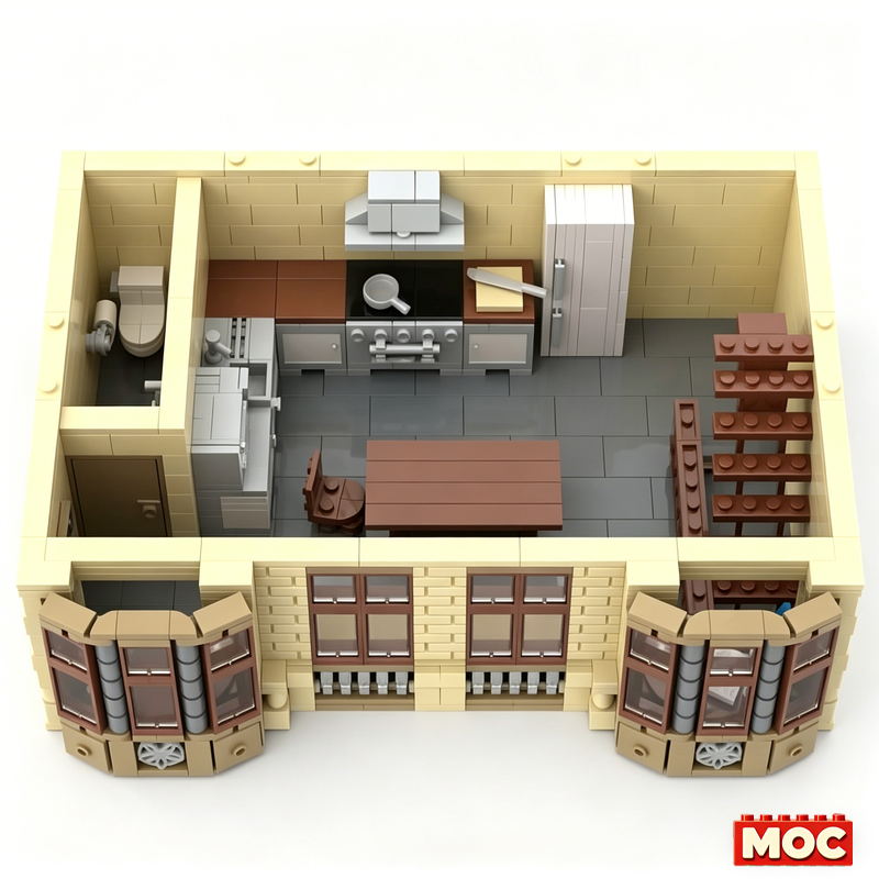 4418 Pcs Modular Town House Pr - đánh giá và giá 3D Printing Abs