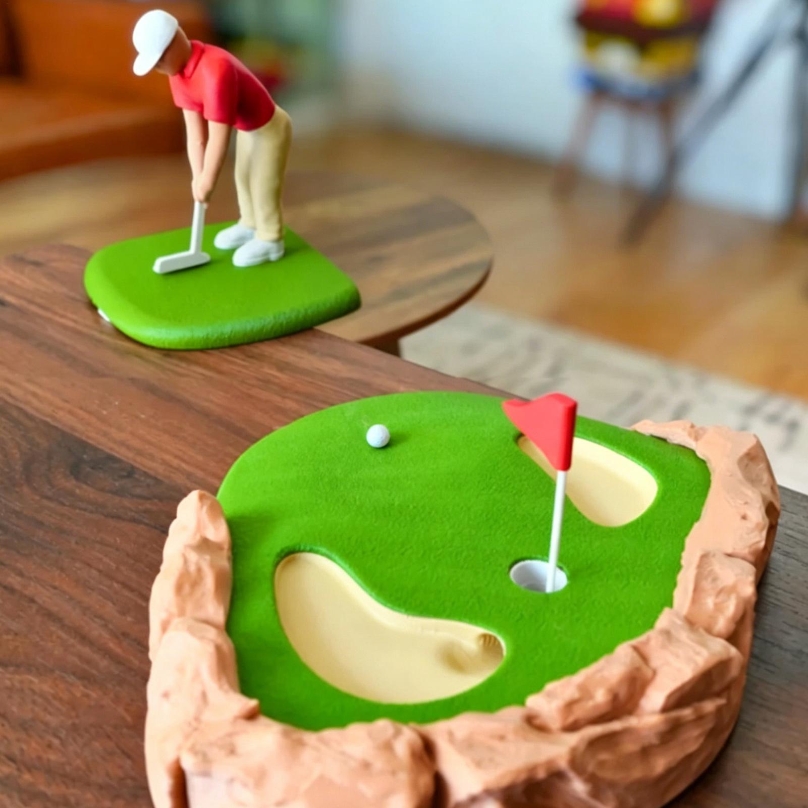 Pocket Golf Table Game Mini 3D - đánh giá và giá 3D Printing Office Setup