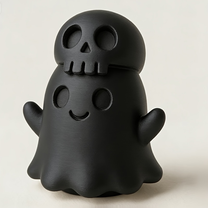 3D Printed Cute Ghost Skull Ha - đánh giá và giá 3D Printing Office Setup