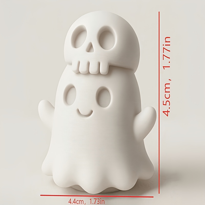 3D Printed Cute Ghost Skull Ha - đánh giá và giá 3D Printing Office Setup