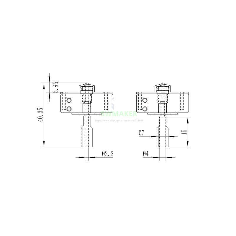 Zortrax M200 Plus/M300 Plus Ho - đánh giá và giá 3D Printer Hotend Kit