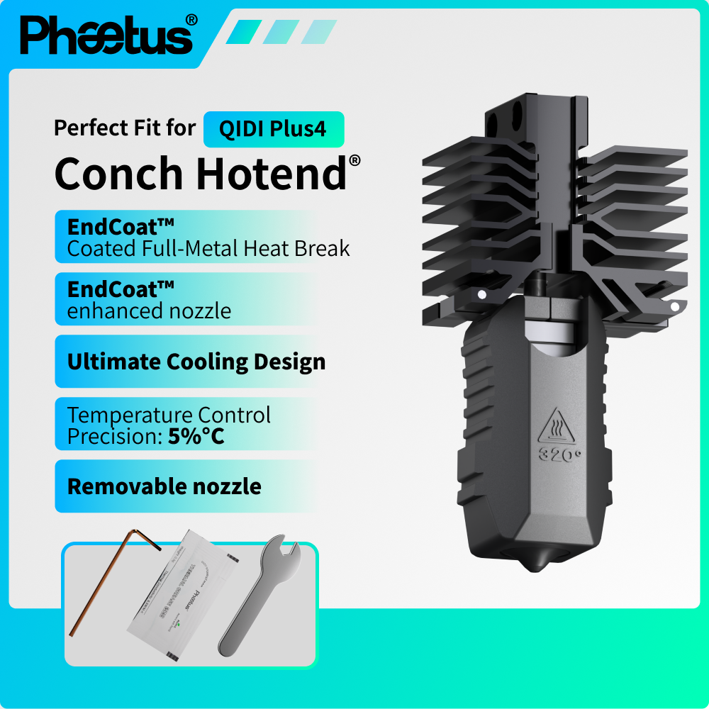 Phaetus for QIDI Plus4 3d Prin - đánh giá và giá 3D Printer Hotend Kit