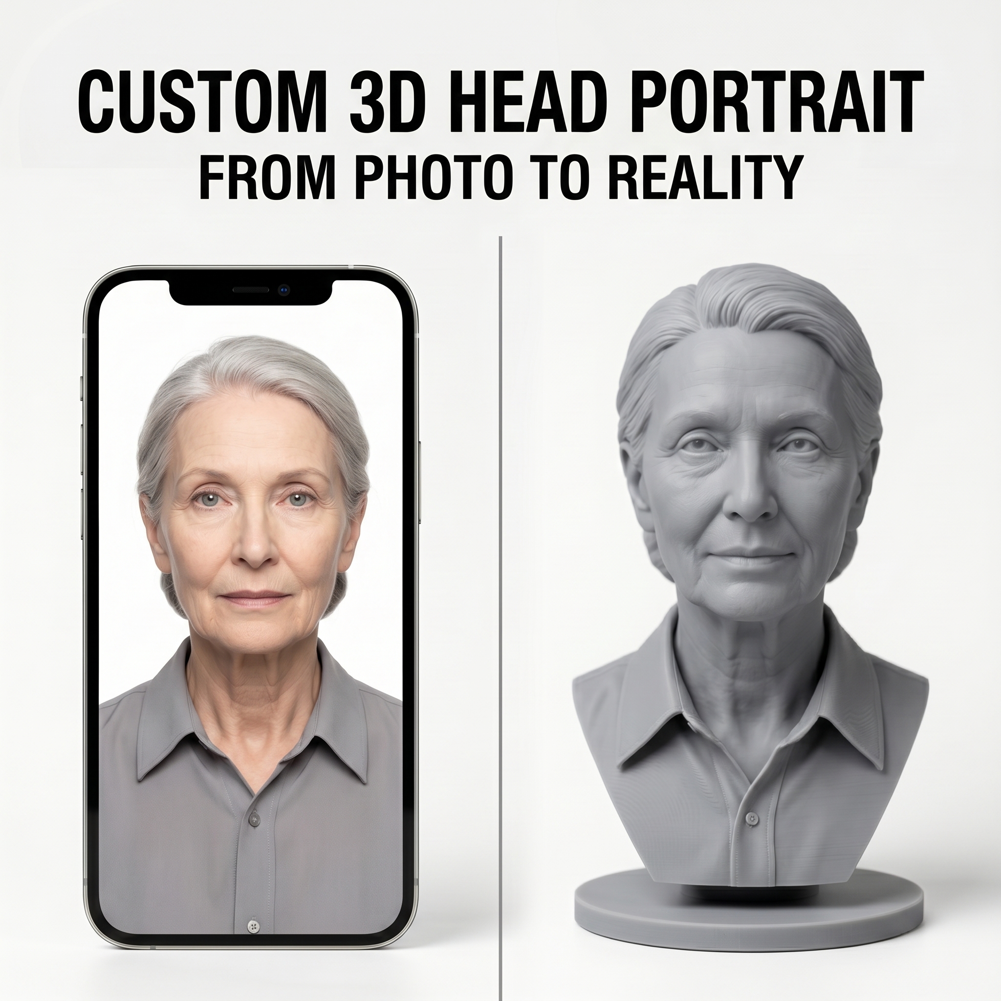 Custom 3D Bust Figurine, Perso - đánh giá và giá 3D Printing And Additive Manufacturing