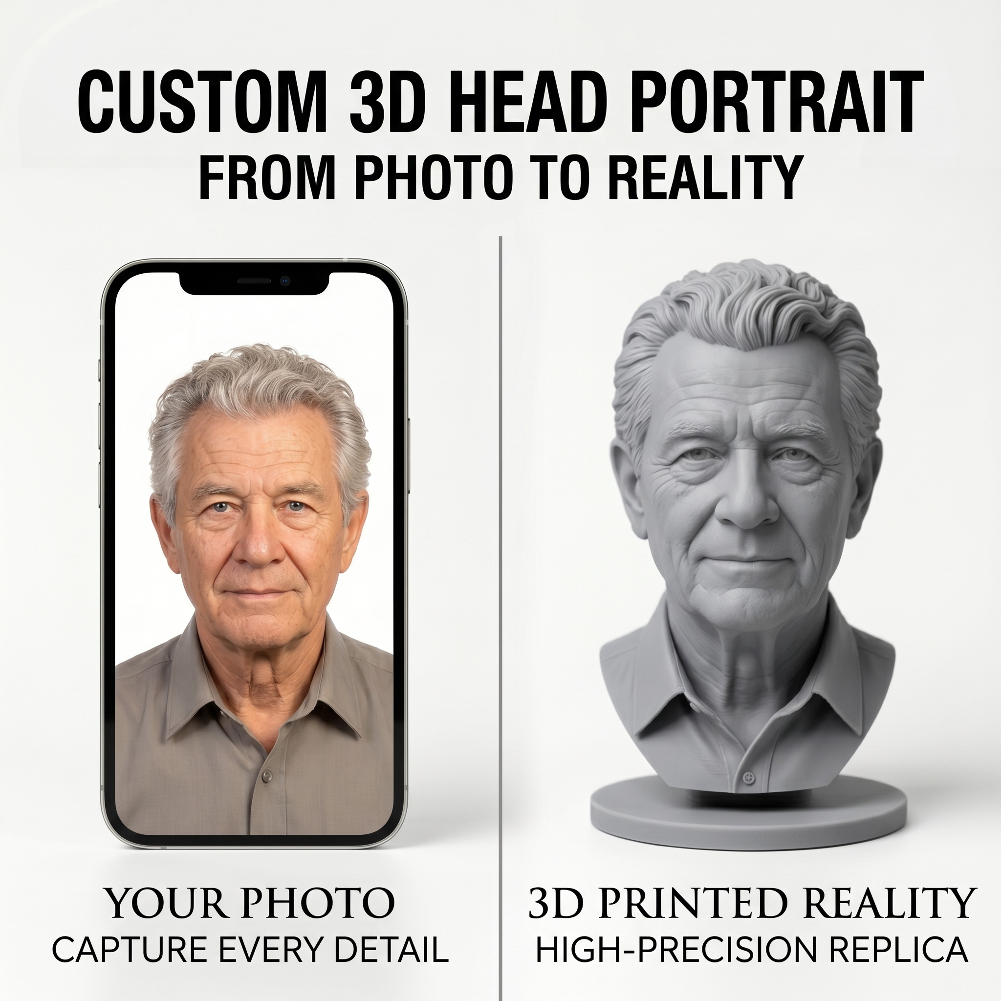 Custom 3D Bust Figurine, Perso - đánh giá và giá 3D Printing And Additive Manufacturing