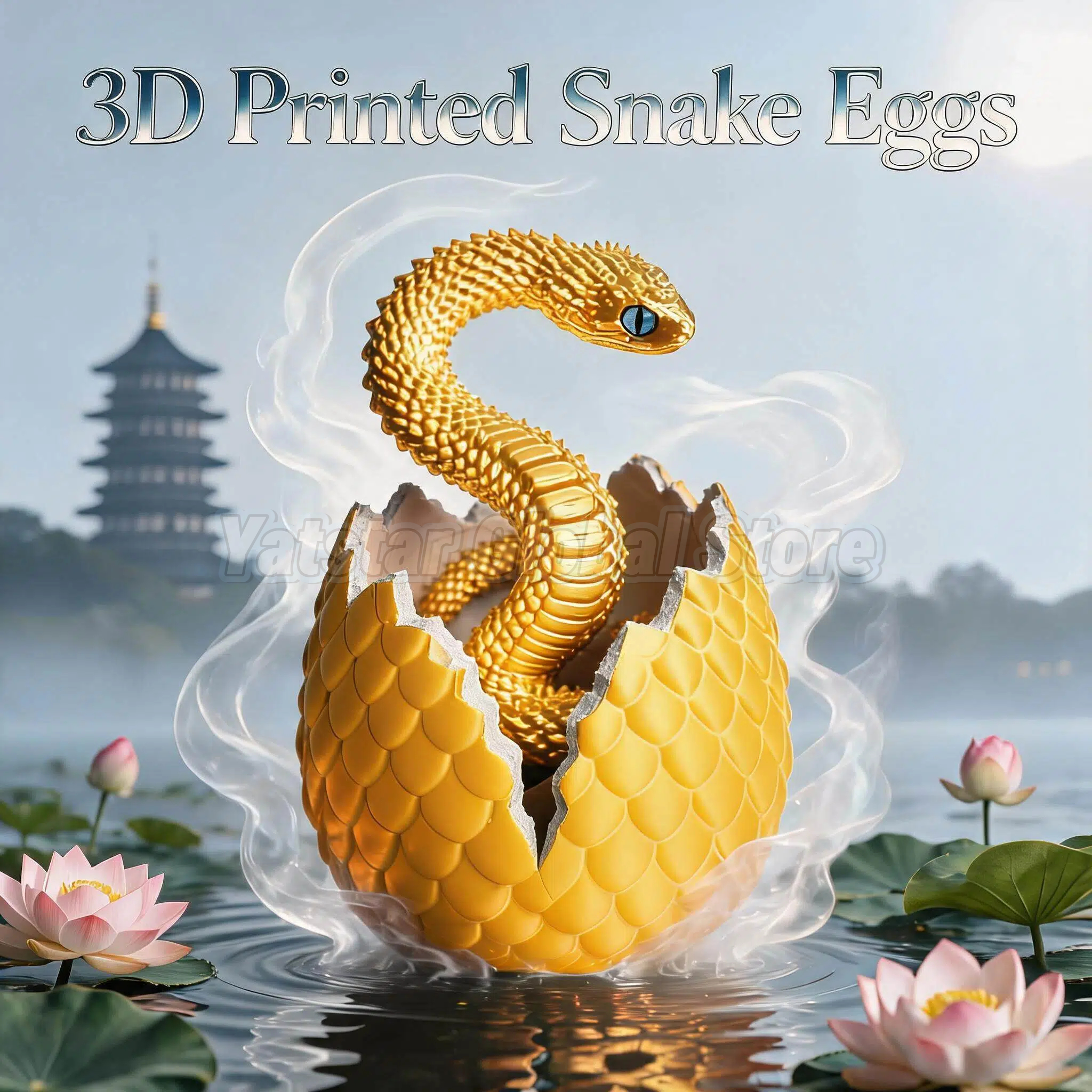 3D Printed Snake Egg Toy Creat - đánh giá và giá 3D Printing Joint