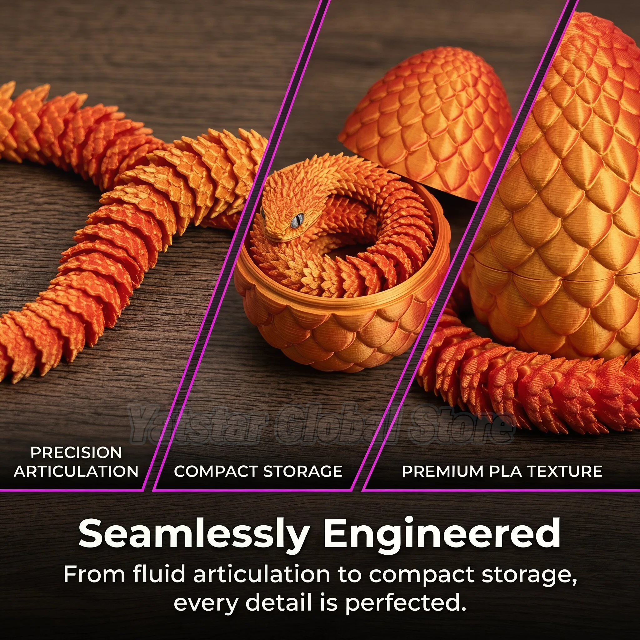 3D Printed Snake Egg Toy Creat - đánh giá và giá 3D Printing Joint